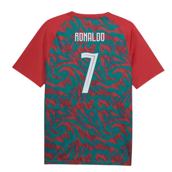 2026-2027 Portugal Warm Up Jersey (Red) (Ronaldo 7)-SoccerKits Hub | Buy Soccer Jerseys Online